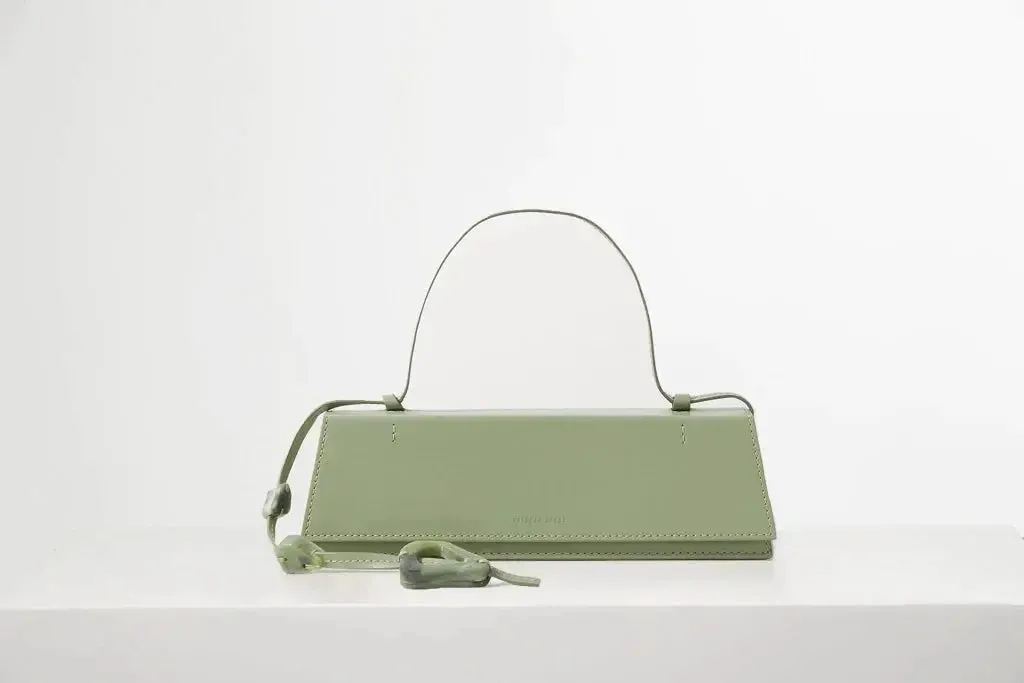 VIA | MINT Leather Handbag by NATURAE SACRA