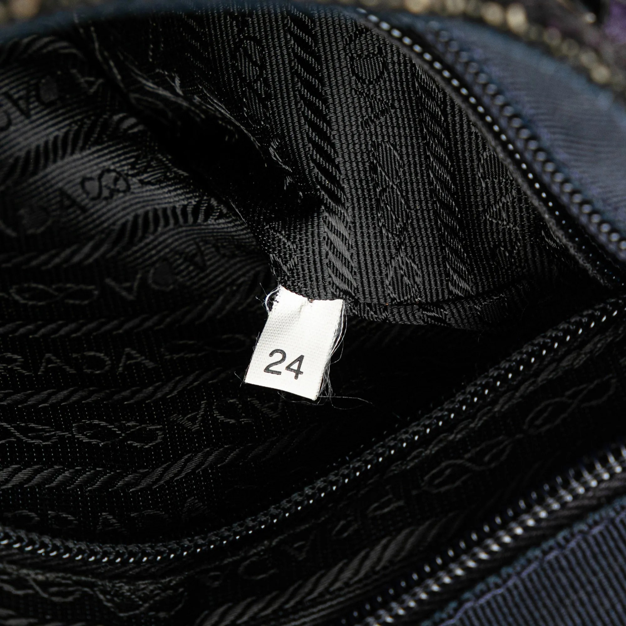 Vitello Trimmed Tweed Flat Tote