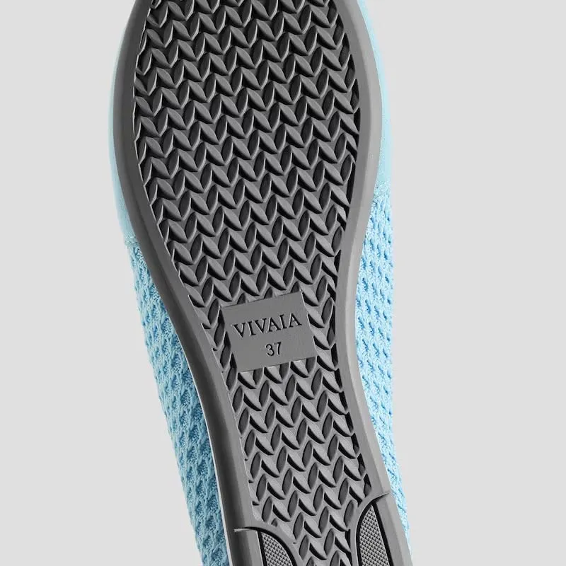 VIVAIA Yara Almond Toe Lace-Up Mesh Sneakers Flat