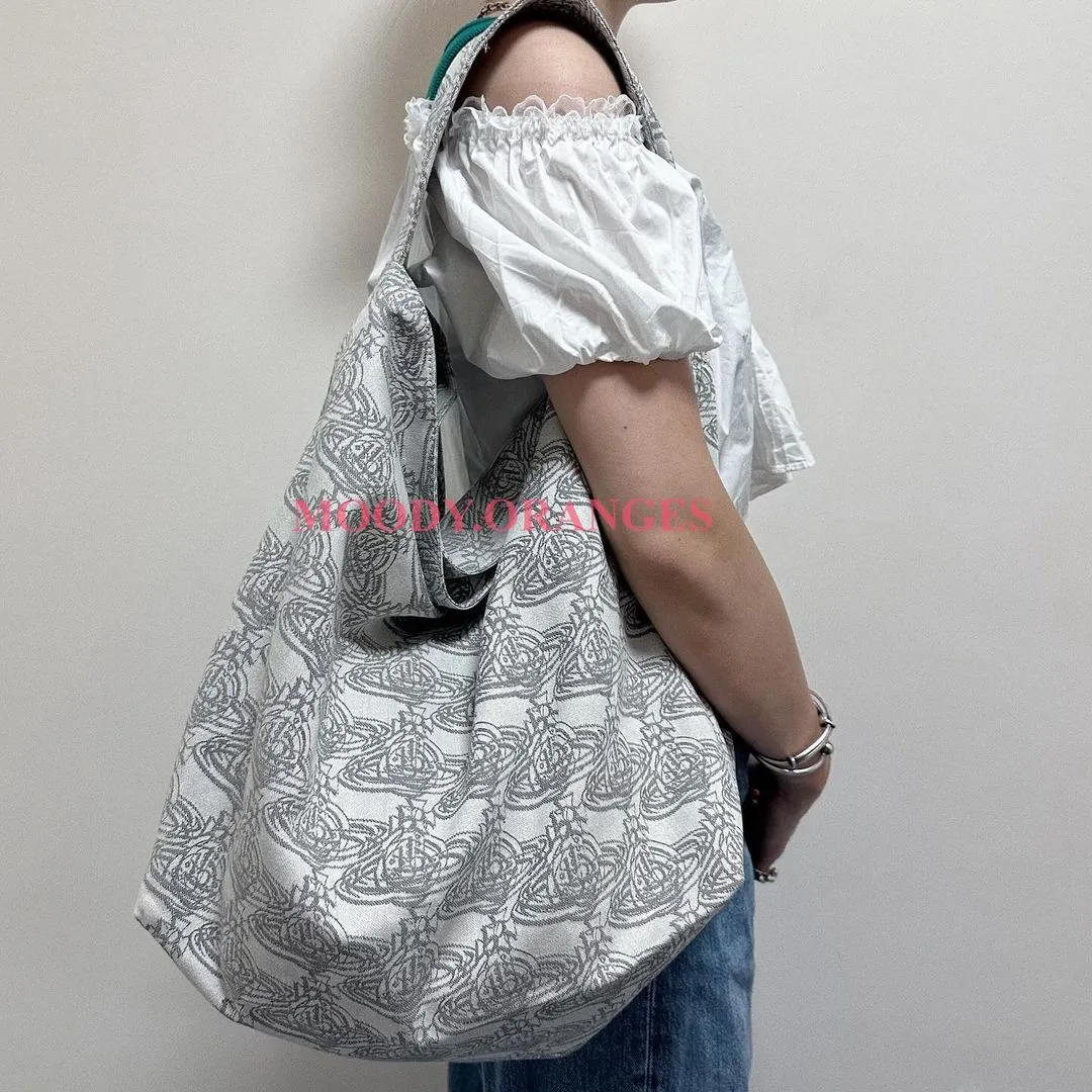 Vivienne Westwood 3D Orb Monogram Hobo Bag