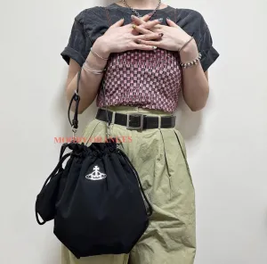 Vivienne Westwood Black/Silver Hobo Bags