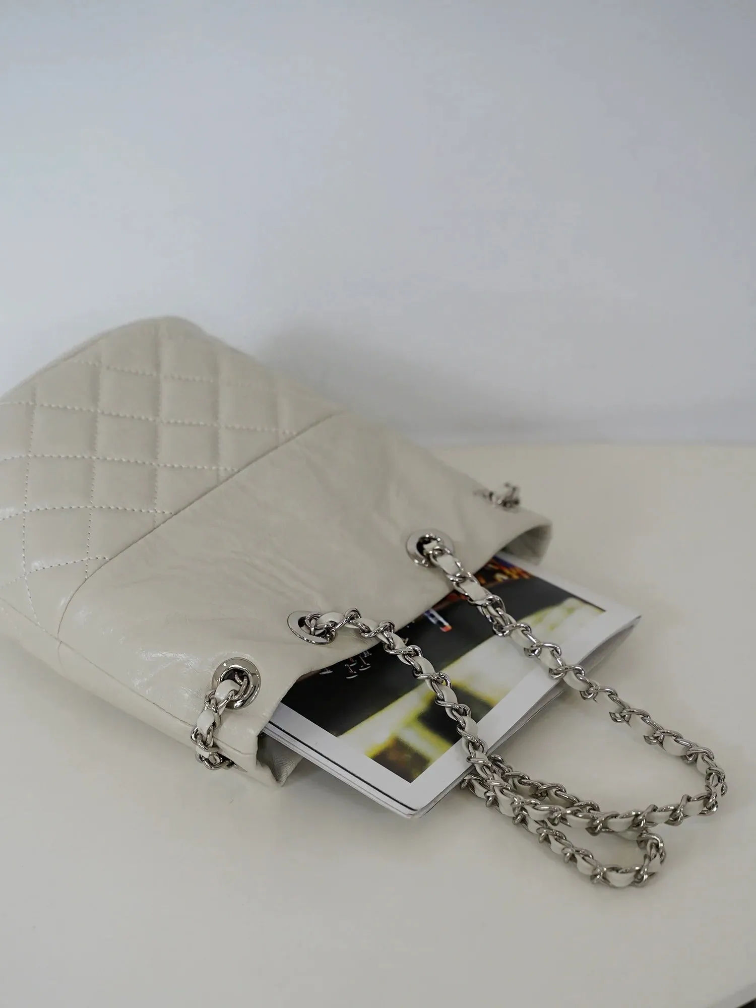 Waxed Cowhide Bucket Bag