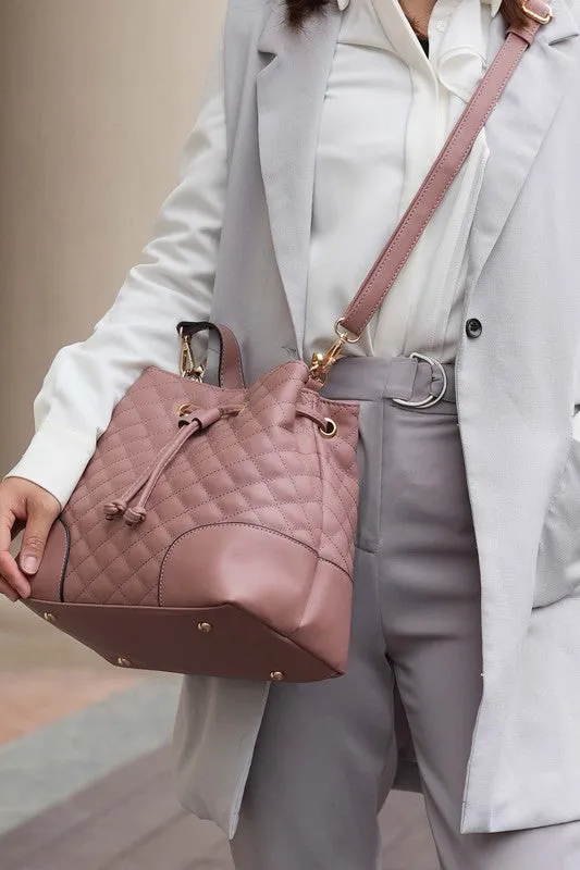 Wendy Bucket Bag with Wristlet by Mia K