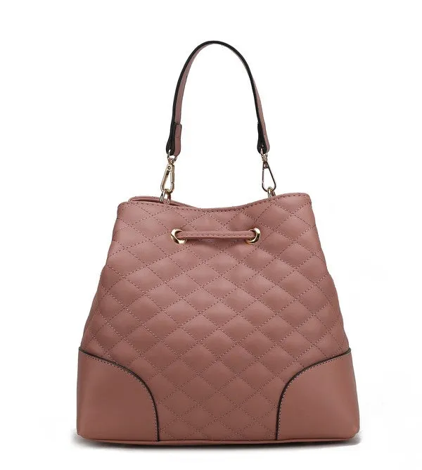 Wendy Bucket Bag with Wristlet by Mia K
