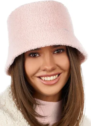 White Fuzzy Bucket Hat for Women - Winter Faux Fur Bucket Hat - Fluffy Sherpa Bucket Hats for Women