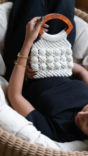 White Shell Bag