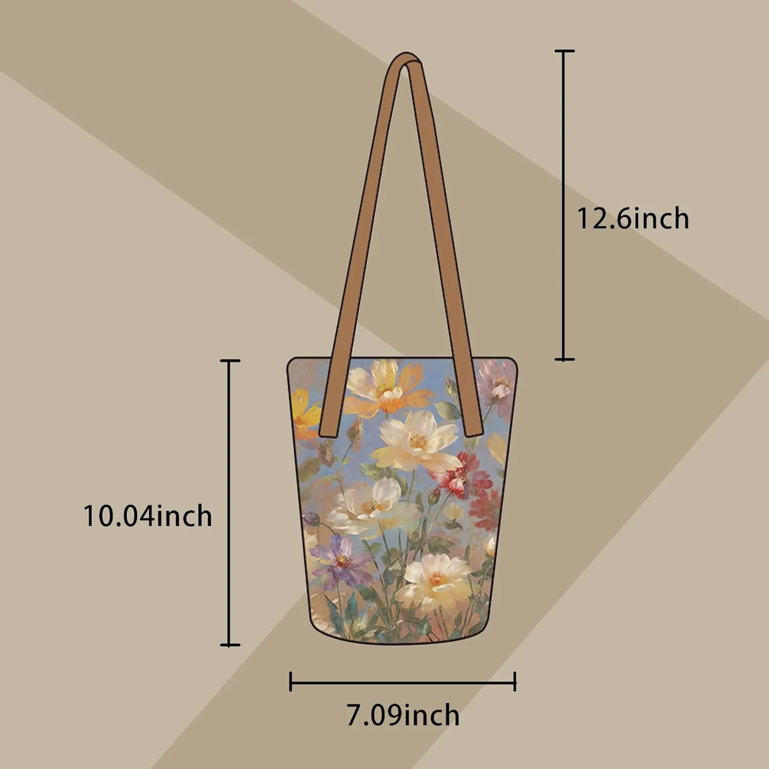 Women Canvas Tote Handbags Bucket Bag Purses for Women Trendy Shoulder Bag Canvas Handbag satchel Bag Spring