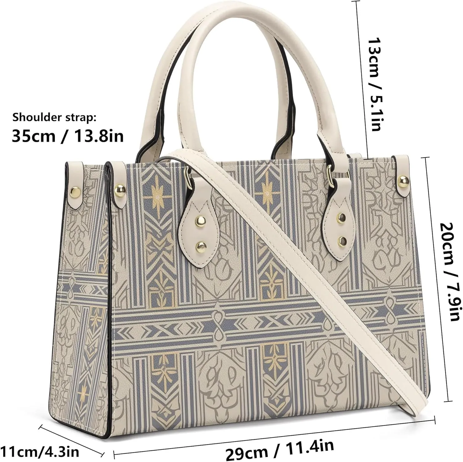 Women Fashion Handbags PU Leather Top Handle Satchel Shoulder Tote Bags for Ladies