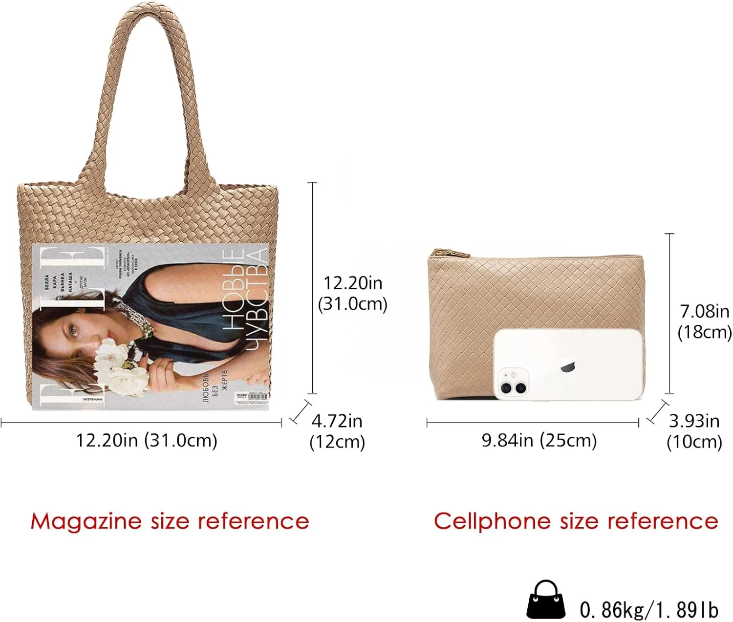 Women Genuine Leather Handbag for Women Large Work Tote Bag with Top Handle Purse Satchel Shoulder Bag for Women