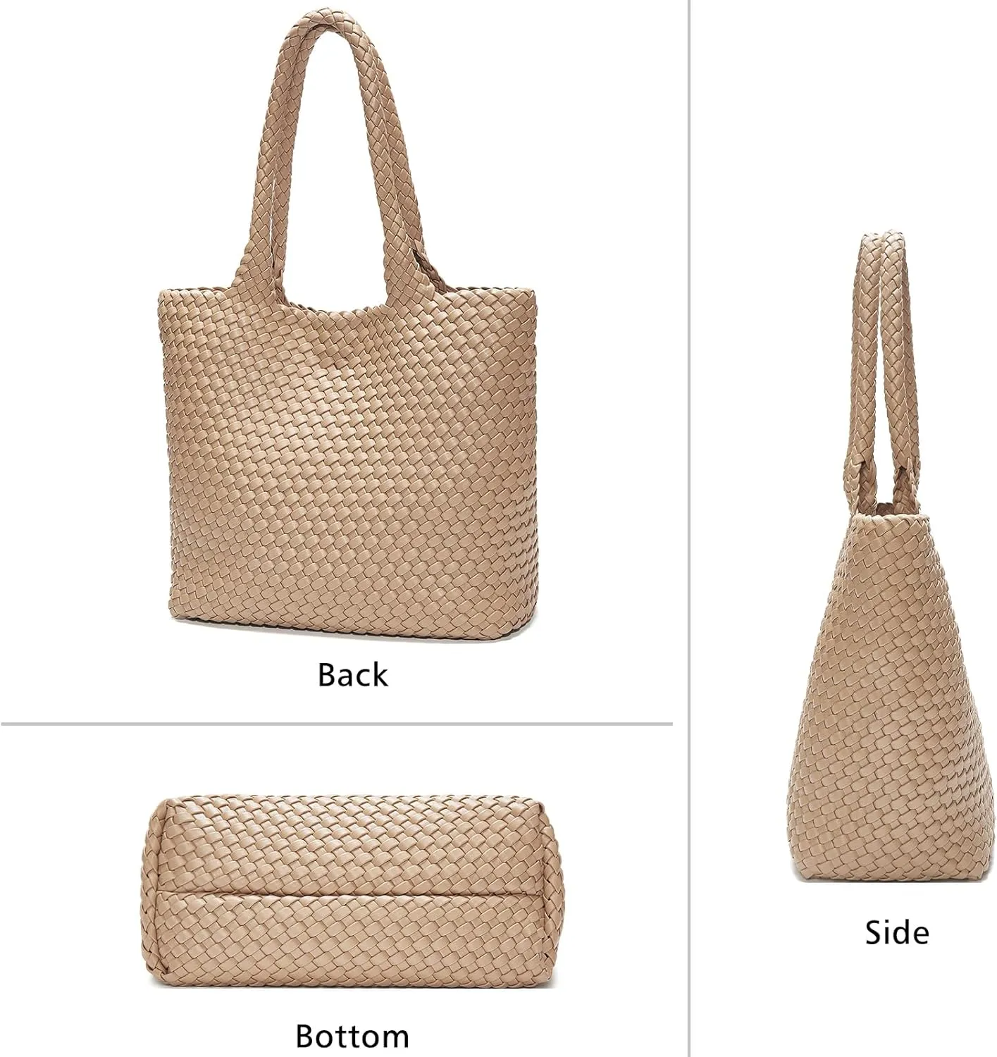 Women Genuine Leather Handbag for Women Large Work Tote Bag with Top Handle Purse Satchel Shoulder Bag for Women