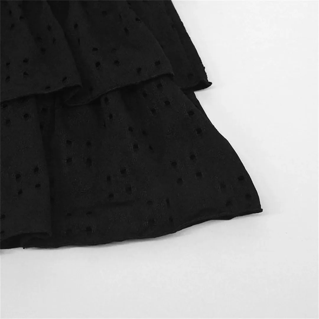 Women Mini Dress Summer Solid Neck Pleated Sexy Sleeveless Straps Line Casual Slim Lady Dresses