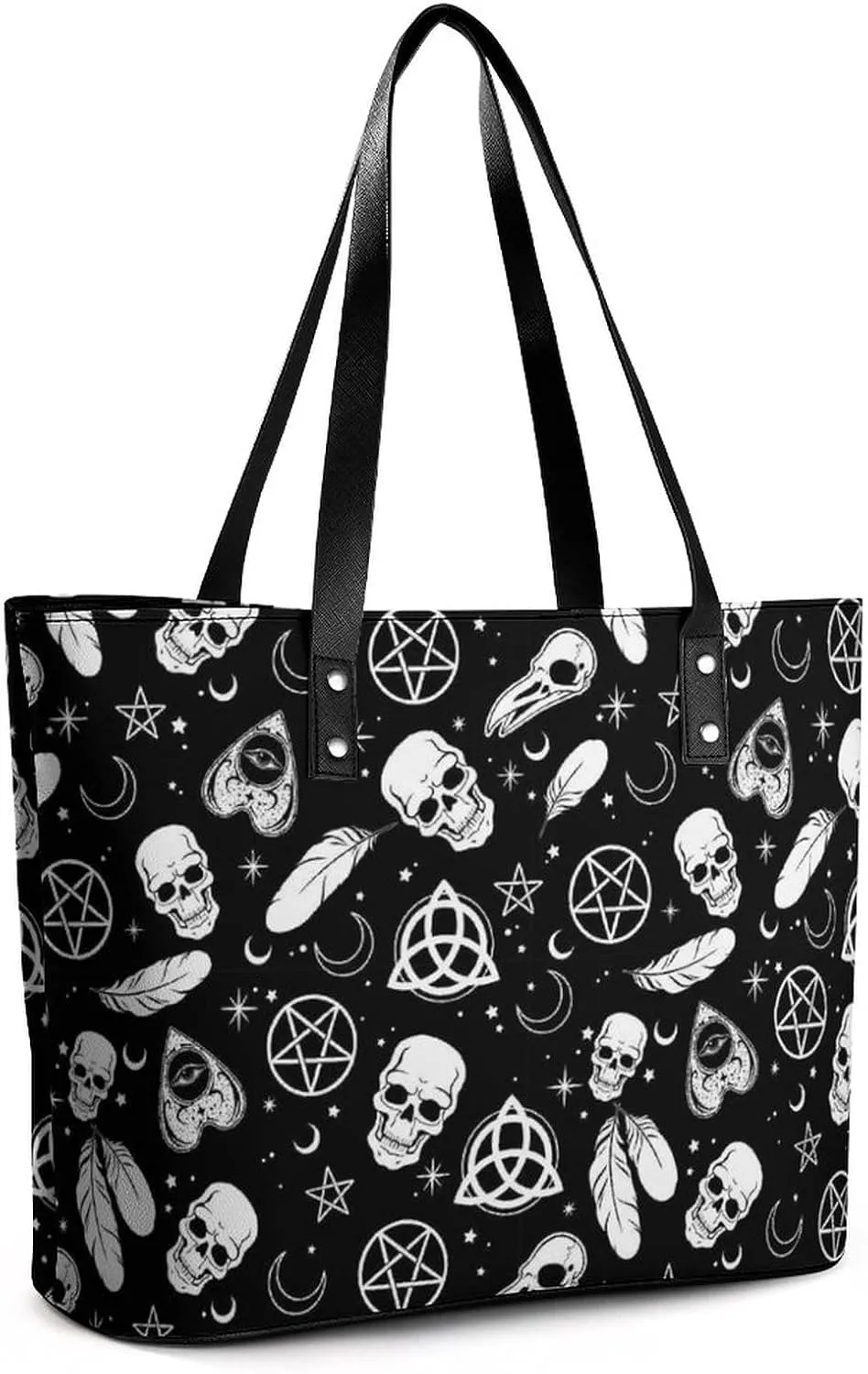 Women Tote Bags Top Handle Satchel Handbags PU Leather Shoulder Tote Bag