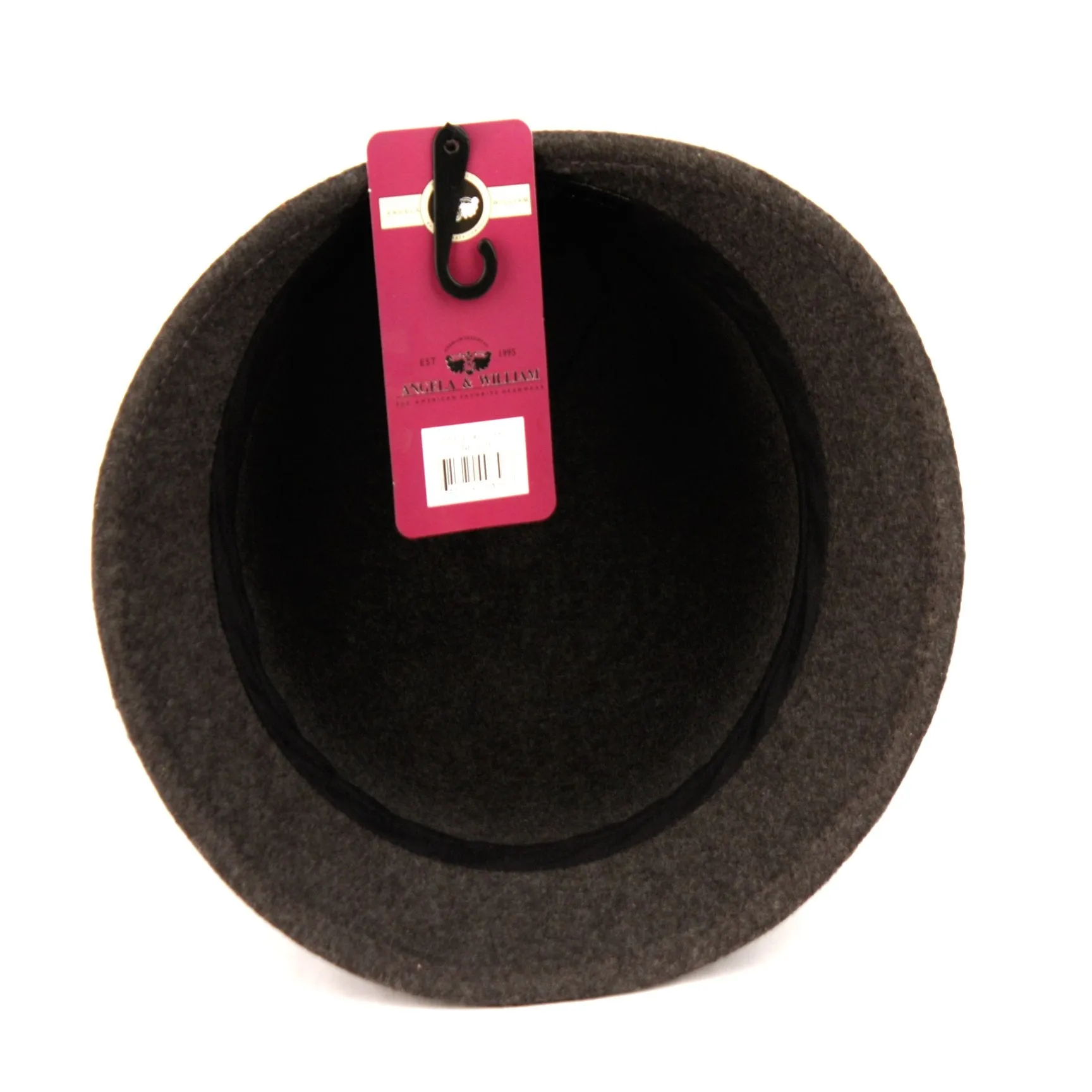 Women's 1920s Vintage Wool Felt Cloche Bucket Bowler Hat Winter