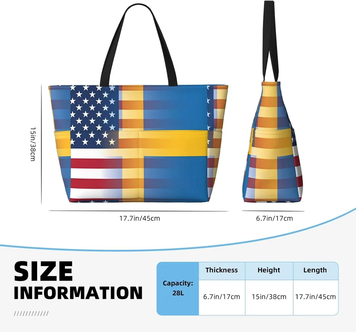 Women's Beach Tote Bag Large Waterproof Travel Bags with Pockets Sandproof Handbag for Camping Gym Pool