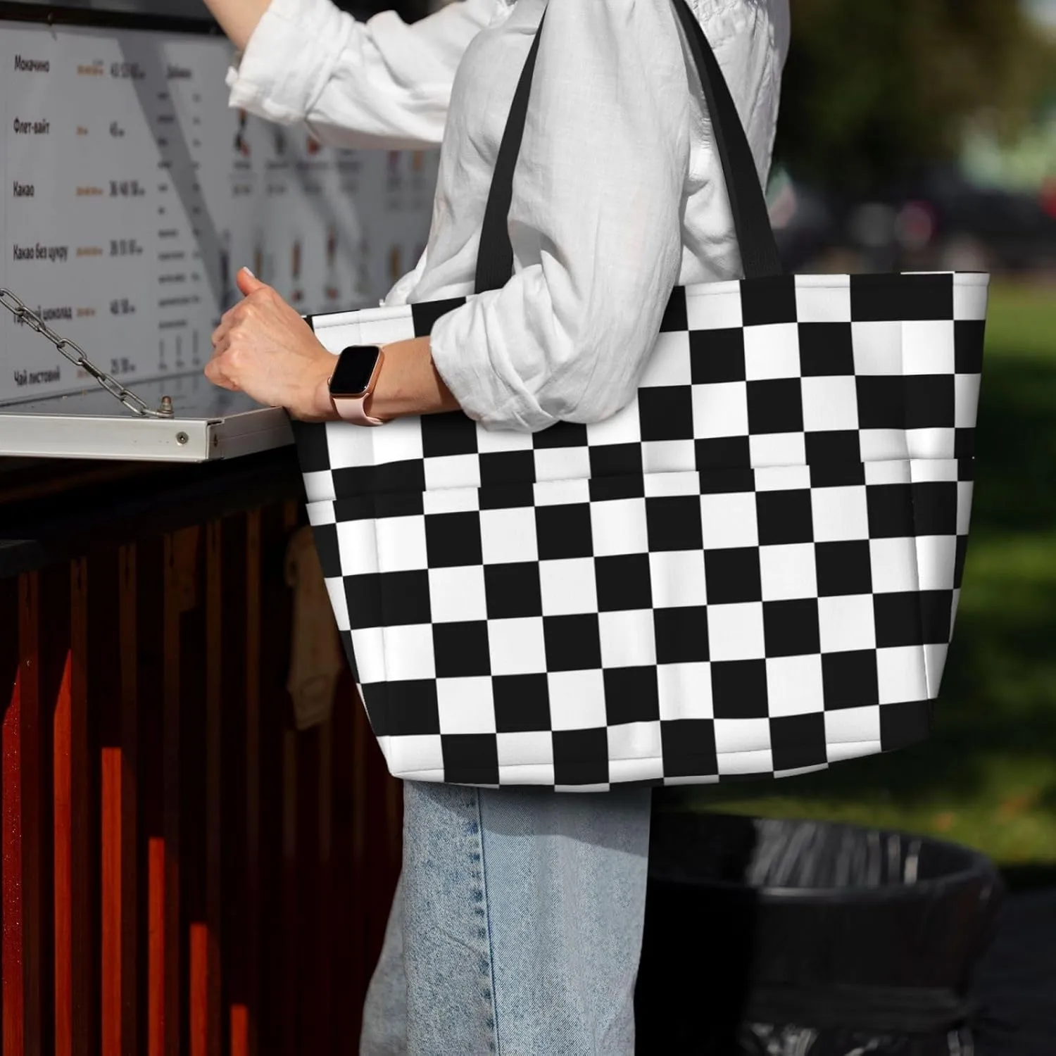 Women's Beach Tote Bag Large Waterproof Travel Bags with Pockets Sandproof Handbag for Camping Gym Pool