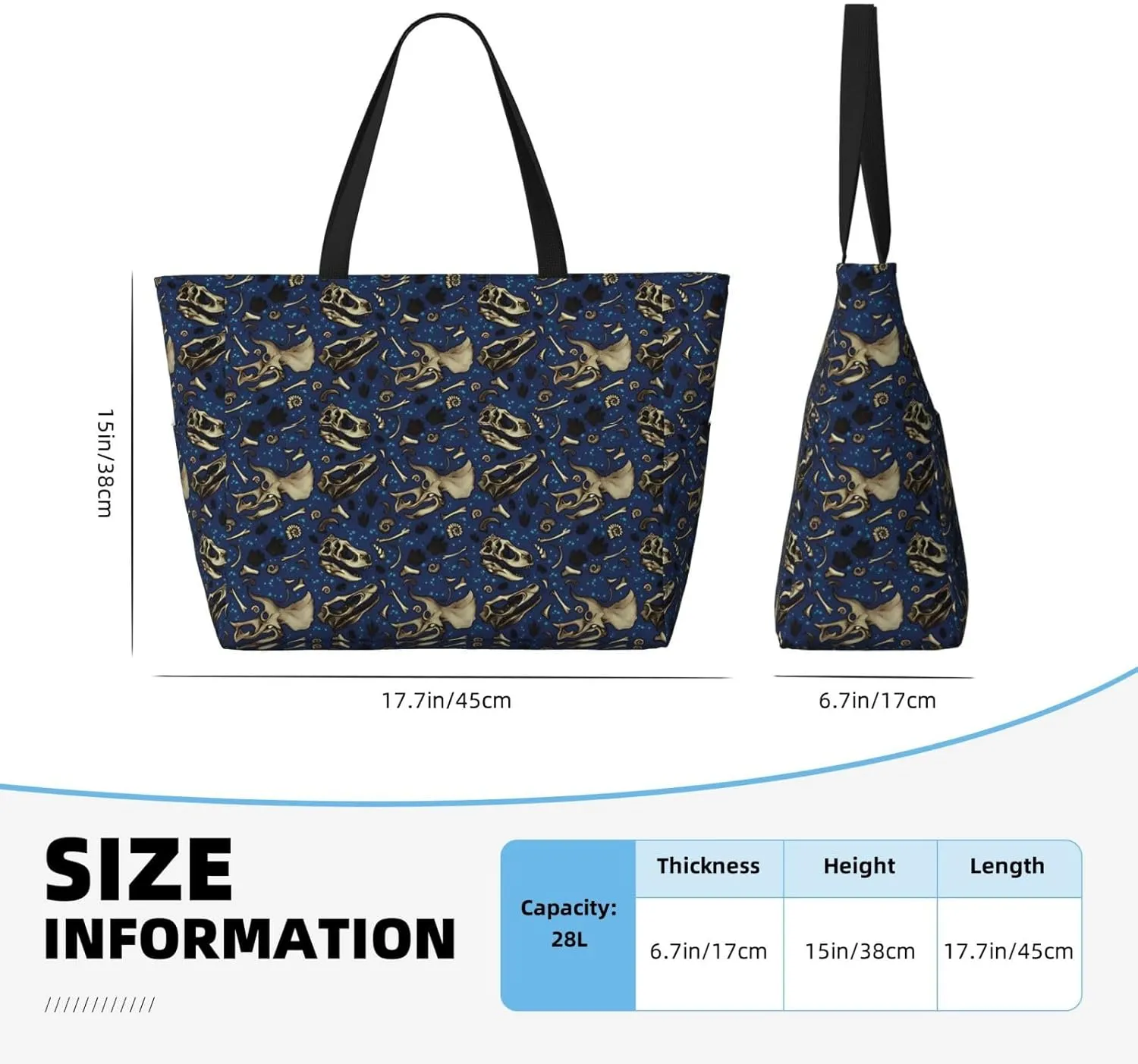Women's Beach Travel Bags Large Waterproof Tote Bag with Pockets Sandproof Handbag for Beach Gym Vacation
