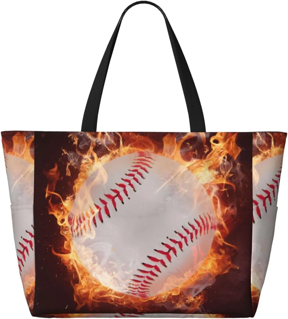 Women's Beach Travel Bags Large Waterproof Tote Bag with Pockets Sandproof Handbag for Beach Gym Vacation