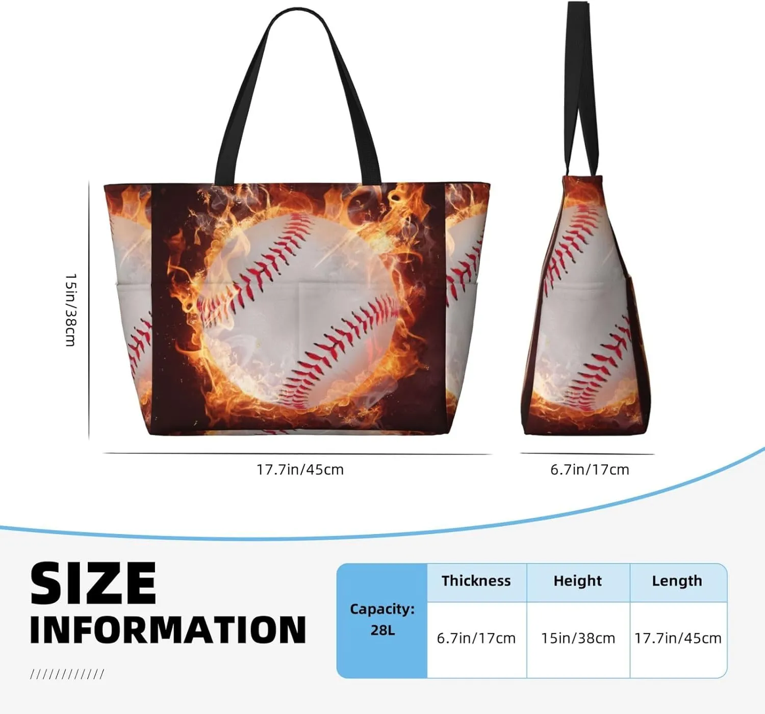 Women's Beach Travel Bags Large Waterproof Tote Bag with Pockets Sandproof Handbag for Beach Gym Vacation