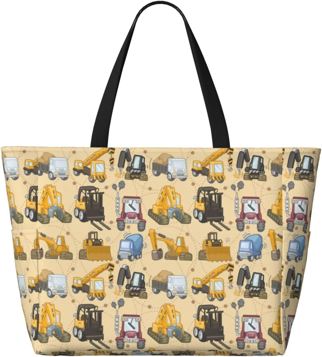 Women's Beach Travel Bags Large Waterproof Tote Bag with Pockets Sandproof Handbag for Beach Gym Vacation