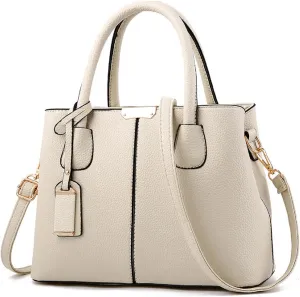 Womens Handbags and Purses Fashion Top Handle Satchel Tote PU Leather Shoulder Bags