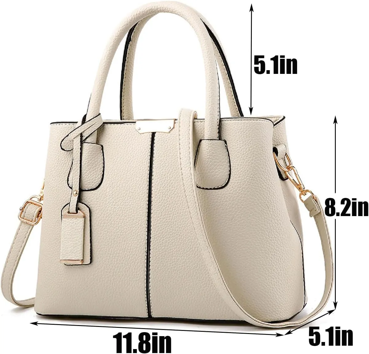 Womens Handbags and Purses Fashion Top Handle Satchel Tote PU Leather Shoulder Bags
