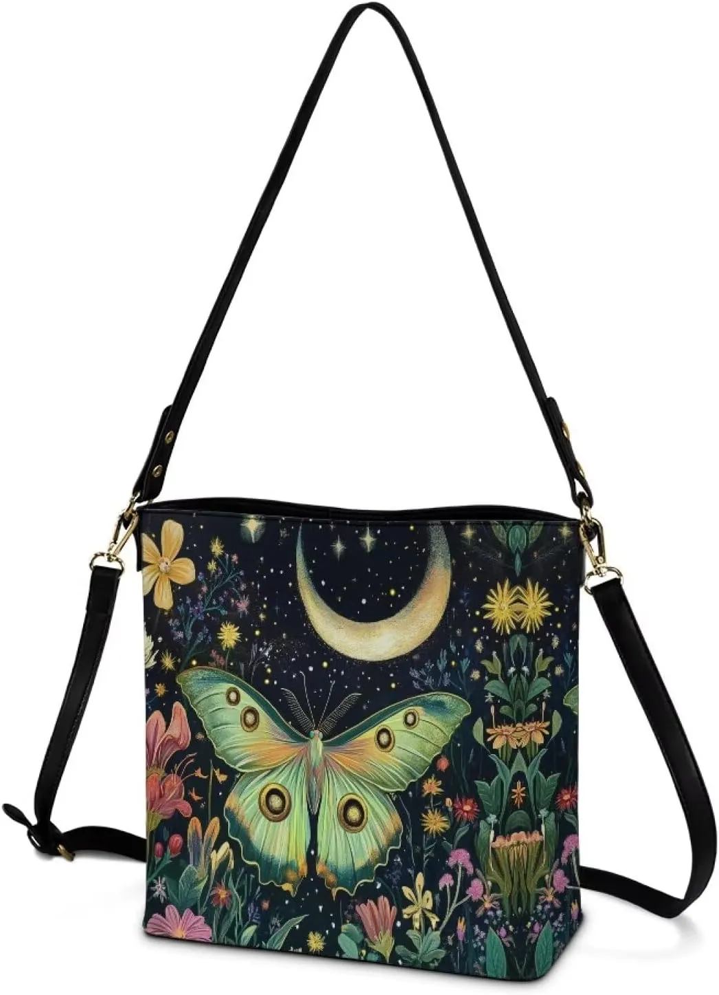 Women's Leather Handbags Designer Tote Purse Bucket Bags Oversized Large Shoulder Bag with Handle Pockets