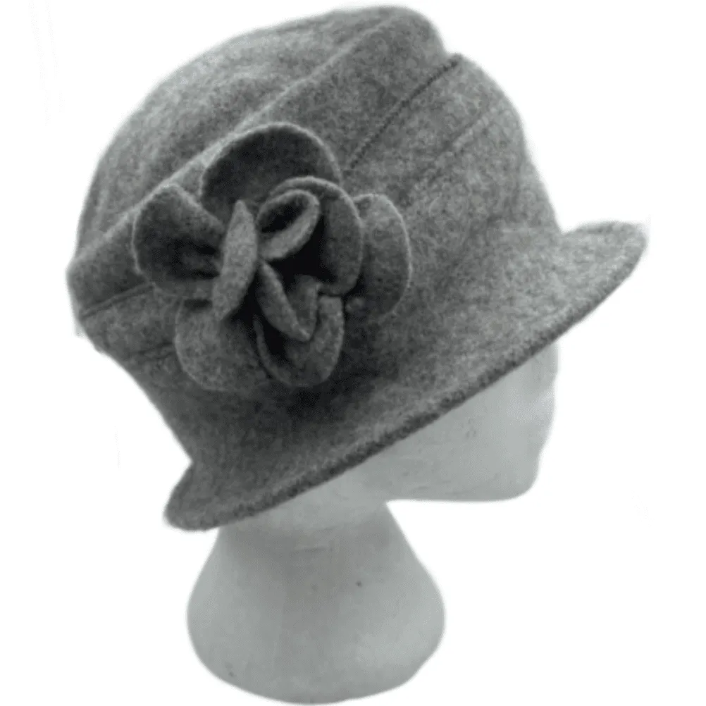 Women's Vintage Gatsby Style Wool Bucket Cloche Beanies Beret Winter Hats
