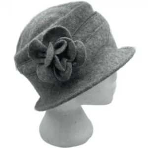 Women's Vintage Gatsby Style Wool Bucket Cloche Beanies Beret Winter Hats