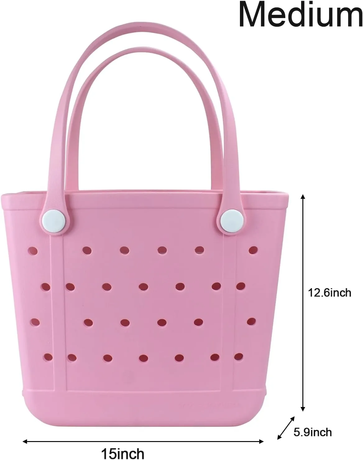 X Large Beach Bag, Oversized Rubber Beach Bag, Washable Open Tote Durable Tote Travel Bags