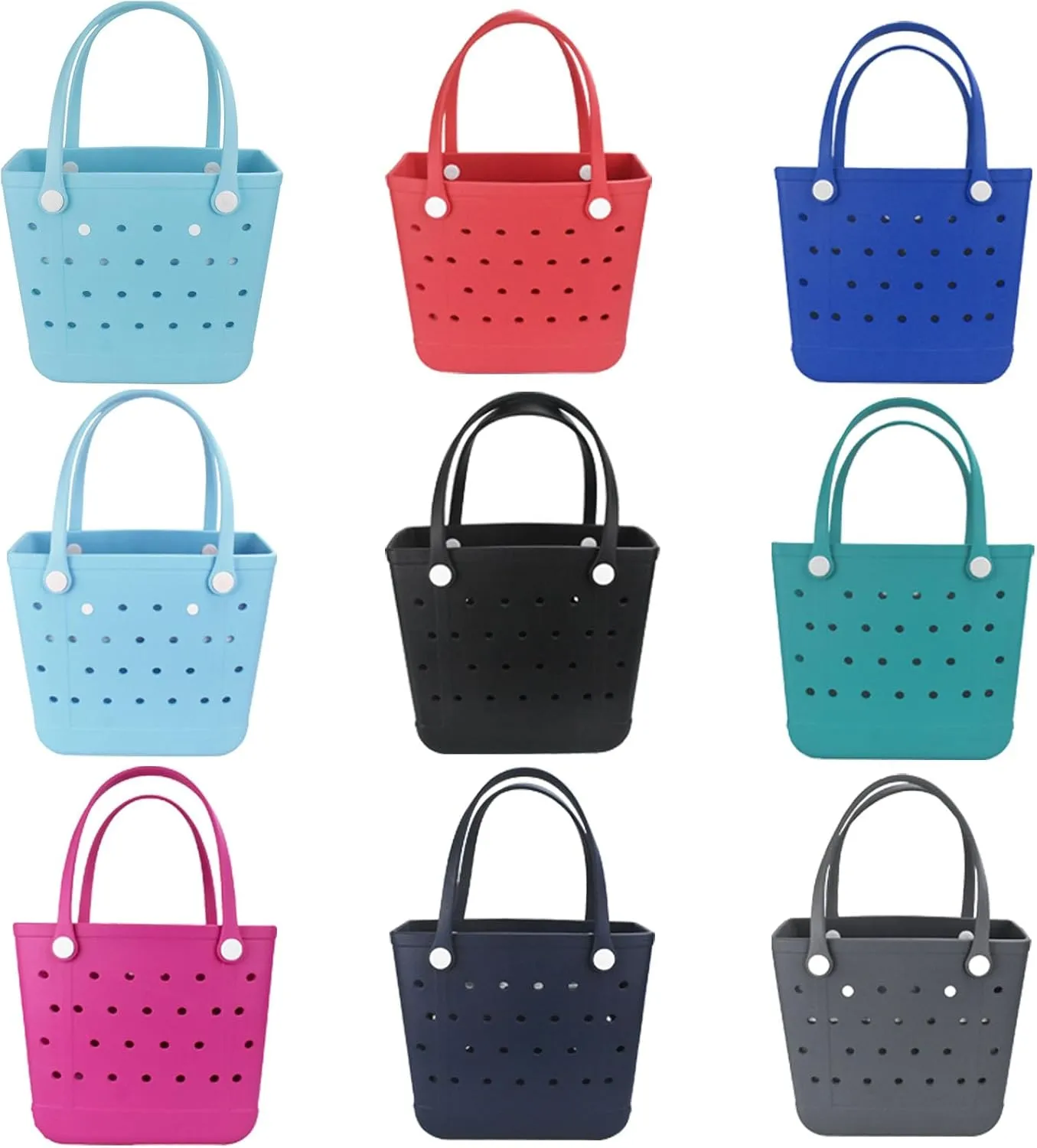 X Large Beach Bag, Oversized Rubber Beach Bag, Washable Open Tote Durable Tote Travel Bags