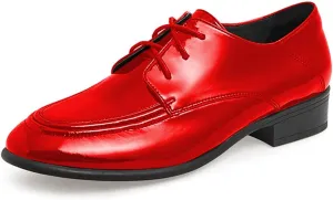 YDN Women Classic Round Toe Business Oxfords Lace Up Formal Wingtip Brogue Low Heel Dressy Shoes Size 4-15 US