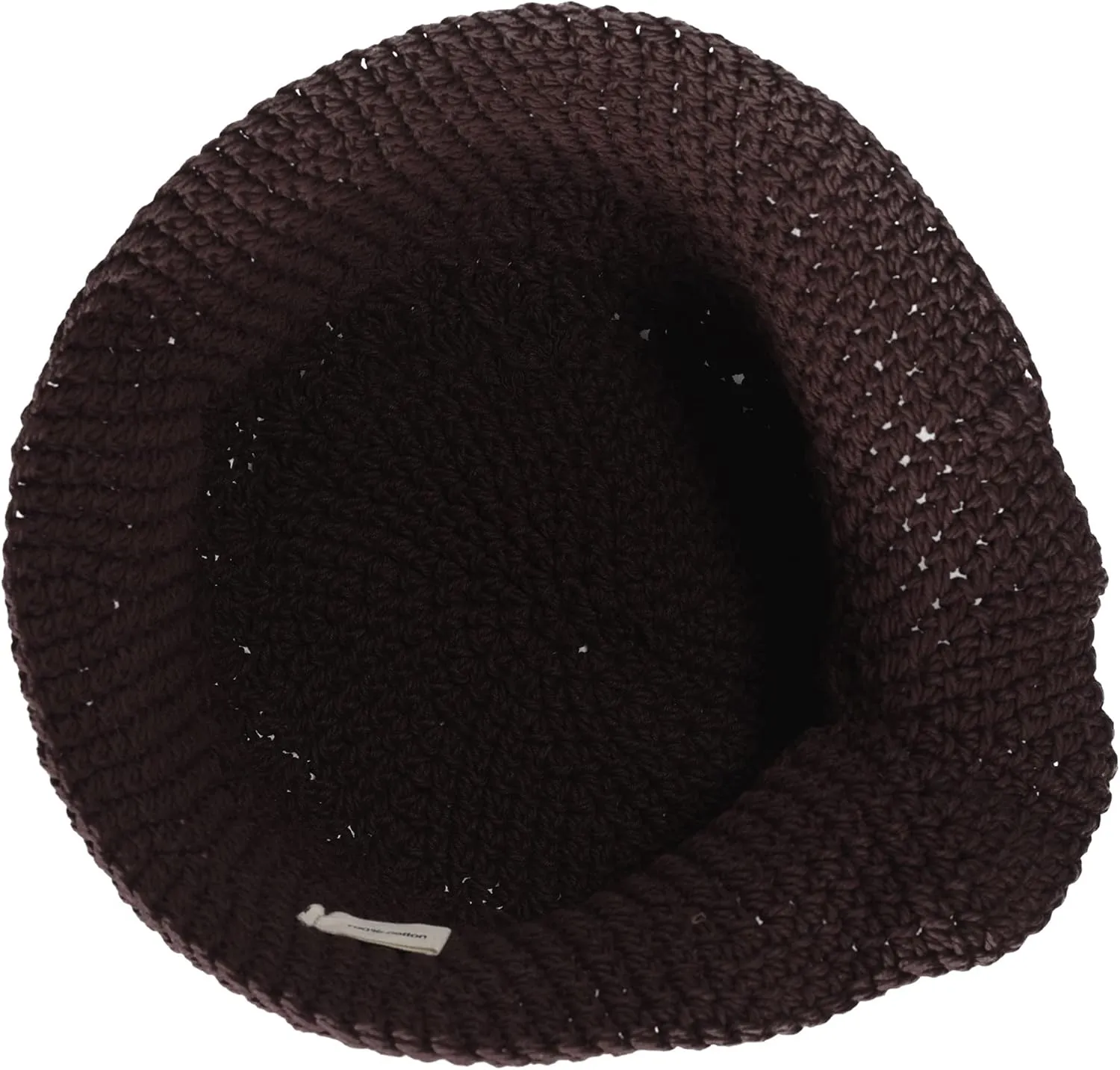 ZLYC Women Winter Crochet Bucket Hat Handmade Cotton Knit Cloche Bowler Hats