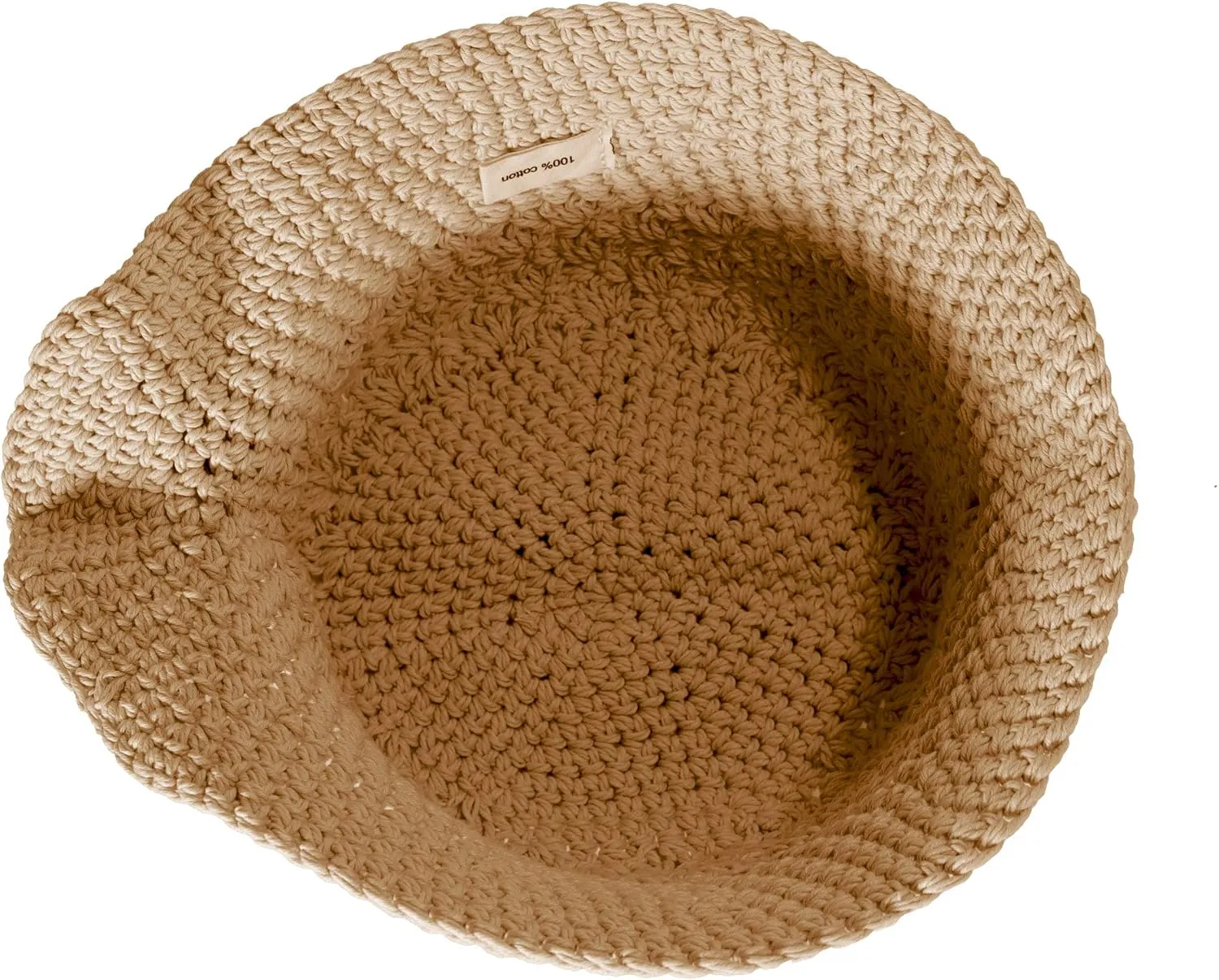 ZLYC Women Winter Crochet Bucket Hat Handmade Cotton Knit Cloche Bowler Hats
