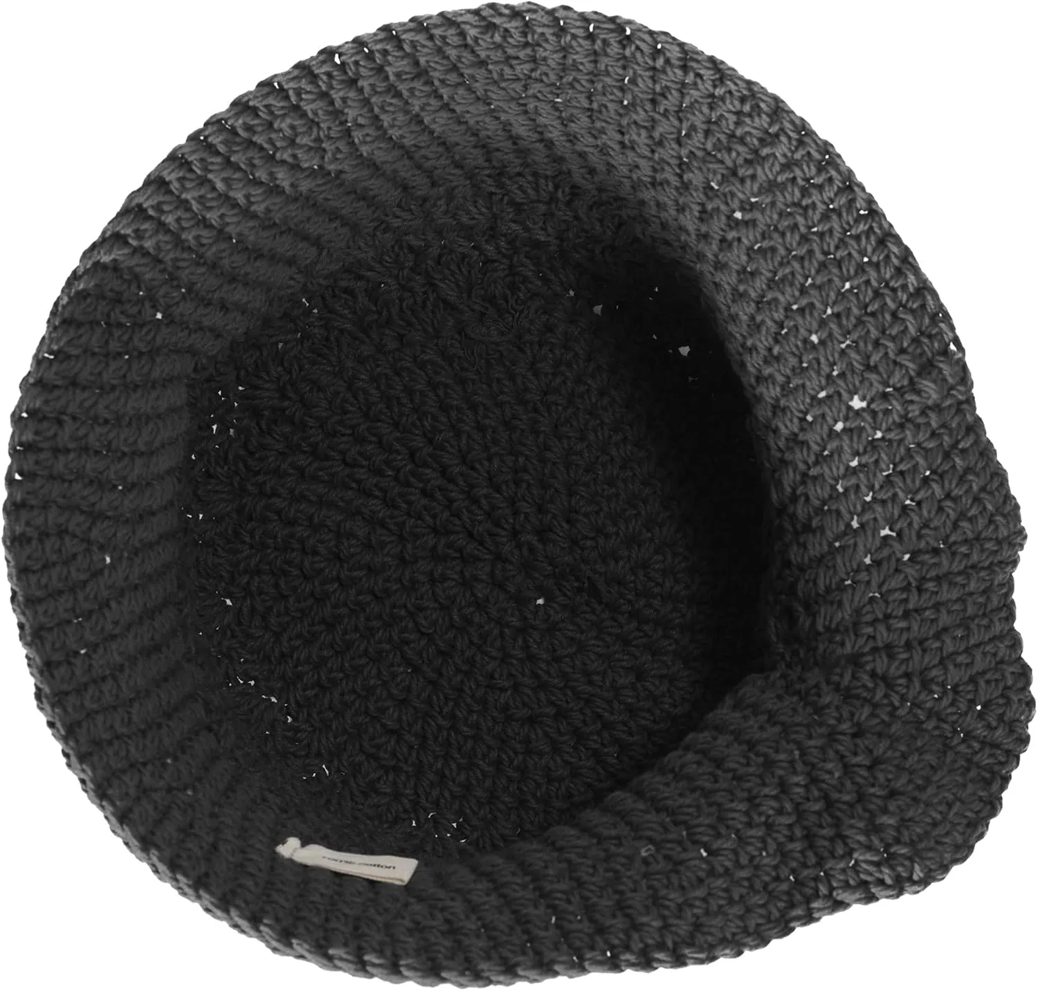 ZLYC Women Winter Crochet Bucket Hat Handmade Cotton Knit Cloche Bowler Hats