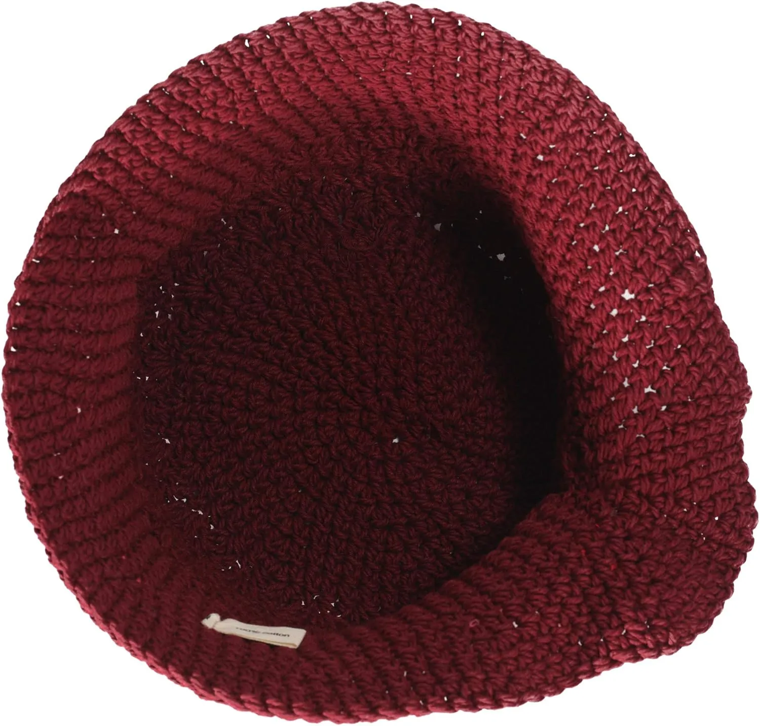 ZLYC Women Winter Crochet Bucket Hat Handmade Cotton Knit Cloche Bowler Hats
